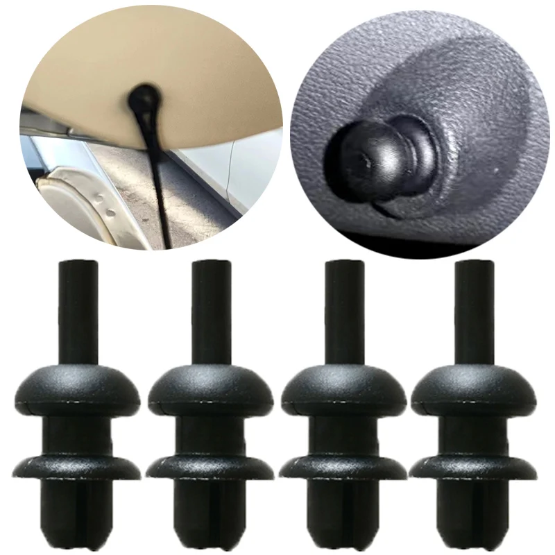 4Pc Posteriore Boot Trunk Parcel Shelf Cord Strap String Clips Montaggio Gancio Staffa 699218 Per Citroen C3/Saxo/Xsara Picasso 2002