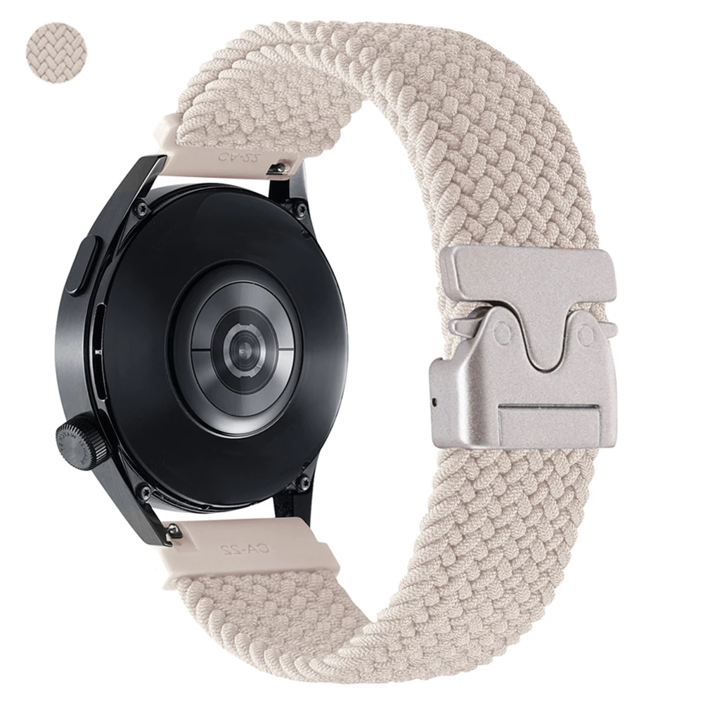 Nylon Braided Smartwatch Bracelet – 20mm/22mm Sports Strap