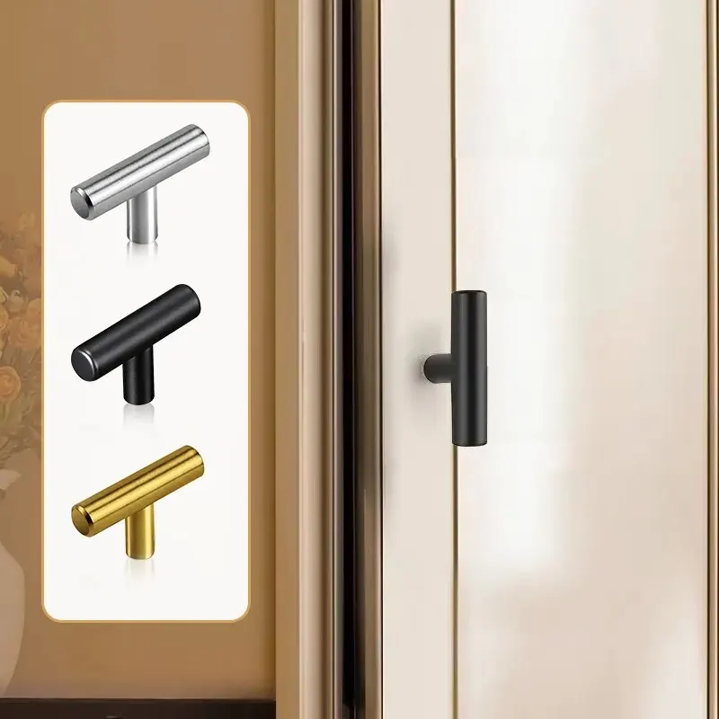 Metal Door Handles Aluminum Alloy Cabinets Drawers Wardrobe Doors Hardware Furniture Handles door handles cabinet handles