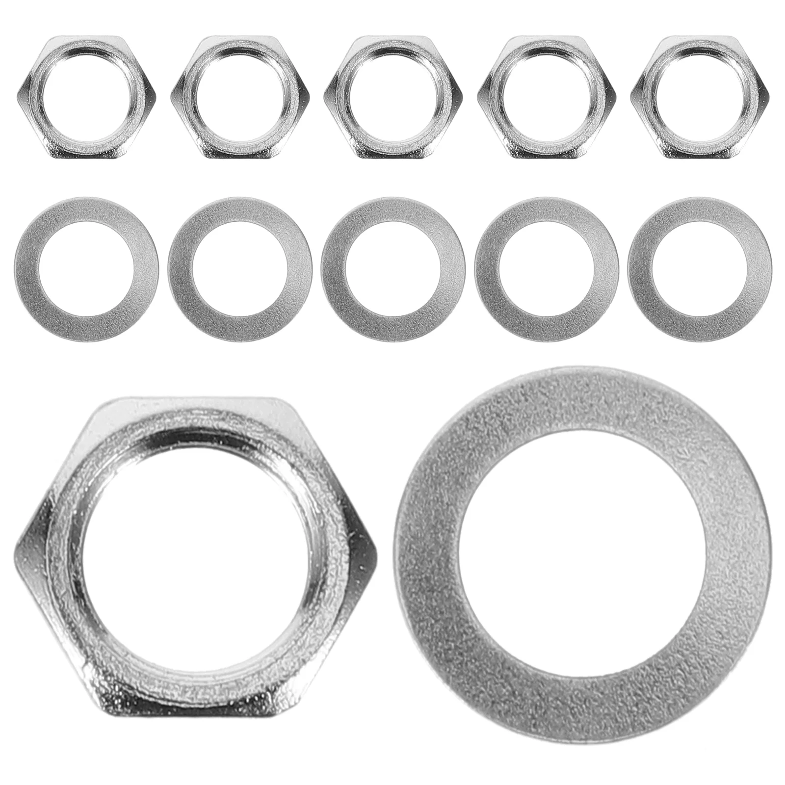 

1 Set Potentiometer Washer And Nut Metal Potentiometer Nut And Washer Supply