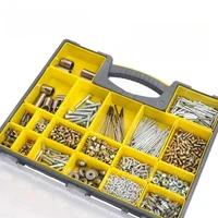 Hardware household plastic portable toolbox hydraulic electrical parts box finishing storage box tools box 1