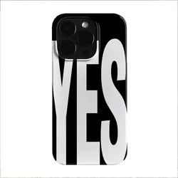 Personalized Black and White Monogram Art Phone Case - iPhone 16 Pro Max (SMTWQ041802)