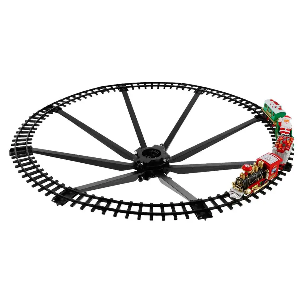 Christmas Train Set with Realistic Sound and Light Railway Car Battery Operated Festive Tree Decoration Toy New Year Gifts Christmas Train Set with Realistic Sound and Light Railway Car Battery Operated Festive Tree Decoration Toy New Year Gifts