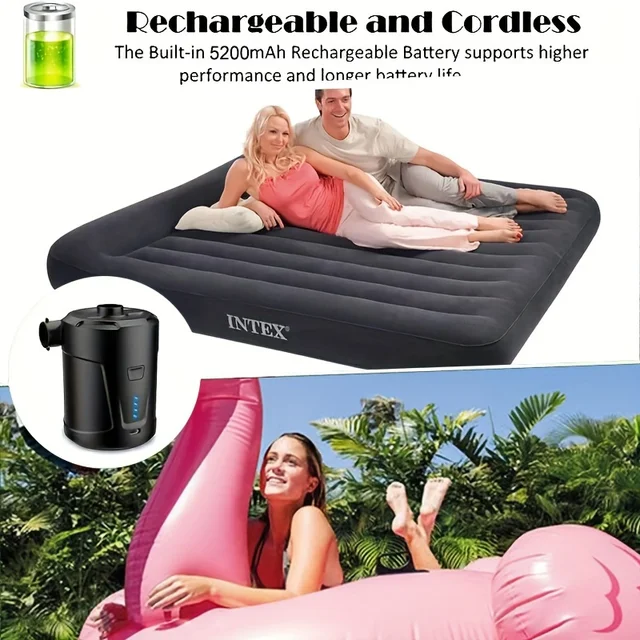 5200mAh Portable Air Pump – Outdoor Inflatable Pump 2