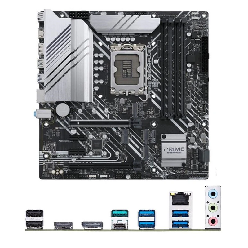 Scheda Madre Intel Z690 Prime Z690M-Plus D4 Usata Scheda Madre Desktop Originale Lga1700 Lga 1700 Ddr4 128Gb M.2 Nvme Usb3.0 Sata3