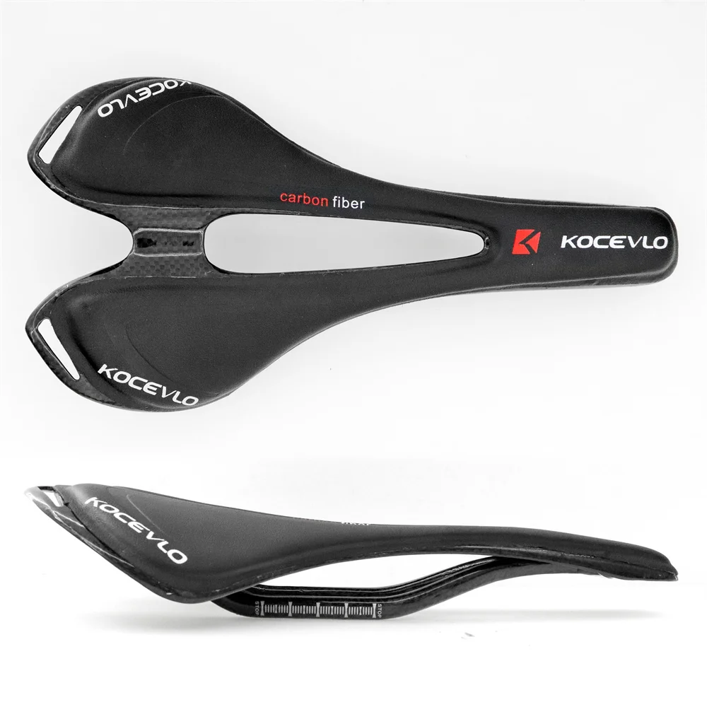Kocevlo carbon sattel t800 carbon faser + leder faser ultraleicht fahrrad mtb bike sattel sitz – Detail 8
