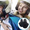 2 Pieces Practical Motorcycle Helmet Earmuffs Detachable Ear Warmers Ear Protective Cover Ear Protection Winter Warm Windproof 5