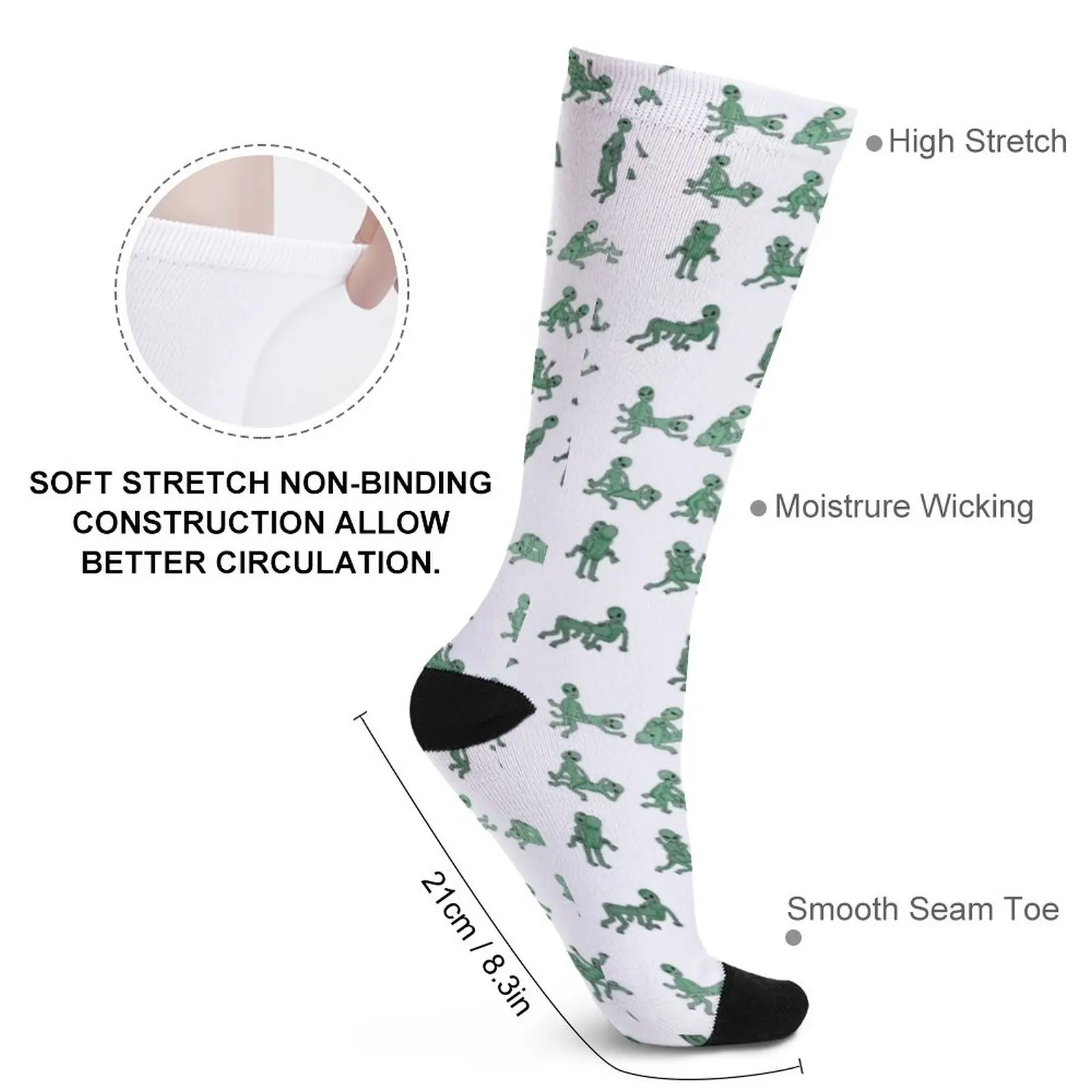 E.T SEXUAL POSITIONS Socks non-slip soccer stockings Men's socks Children's socks Women's socks