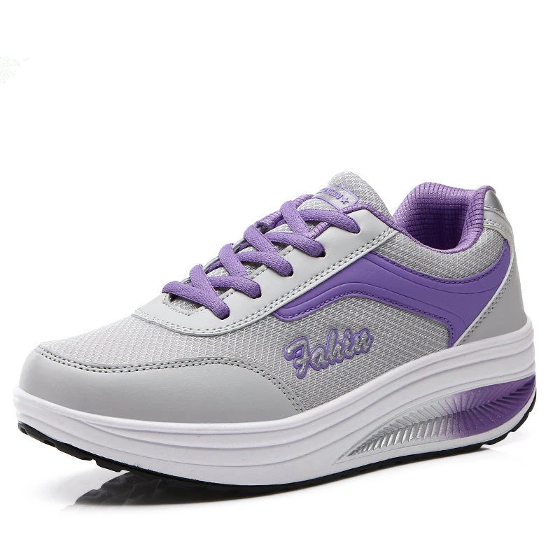 Women's Fashion High-Quality Platform Sneakers - Plus Size Flats Shoes