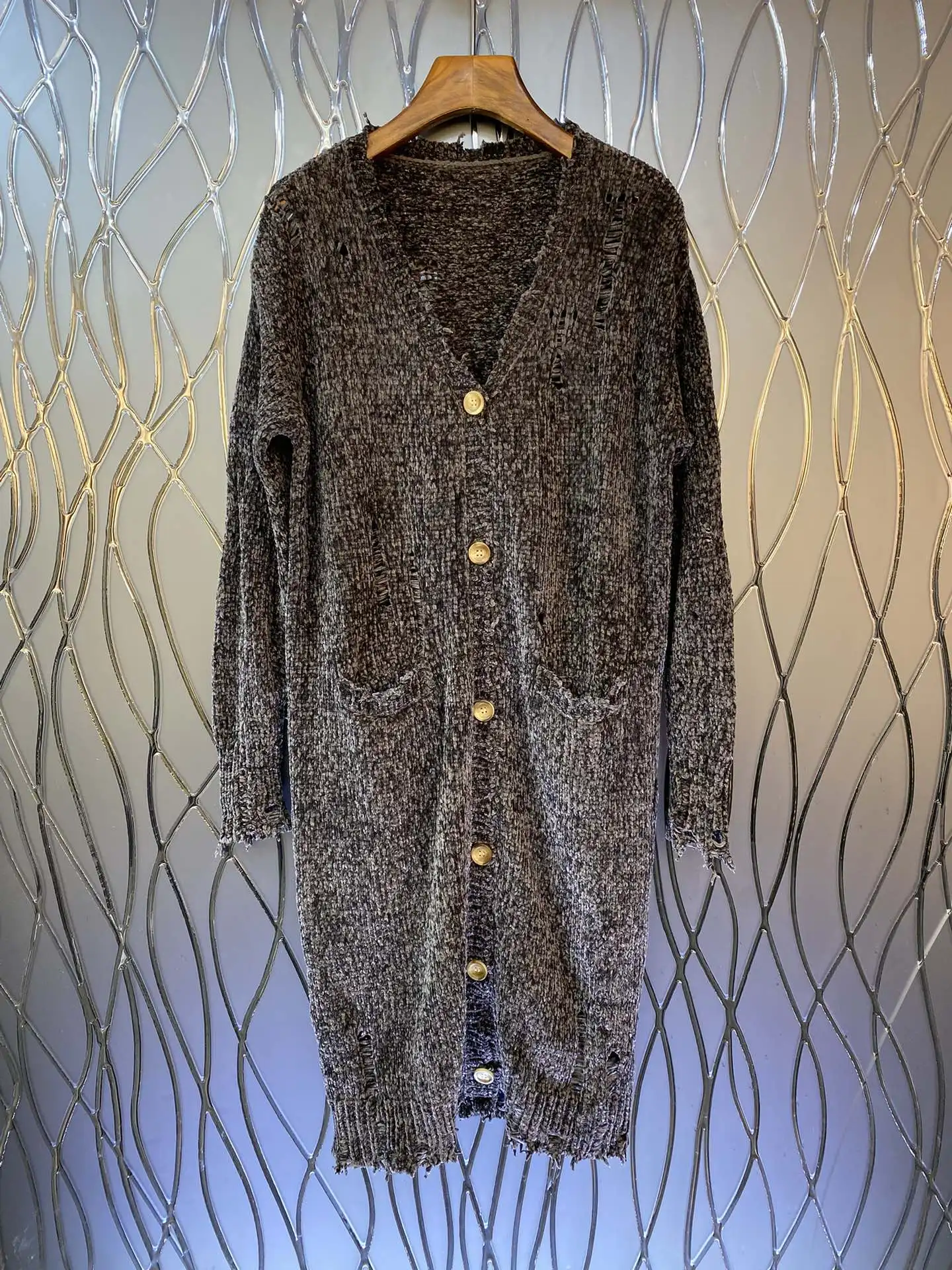 

2023 Autumn/Winter Fashion New Women's Clothing Knitted Coat 0912