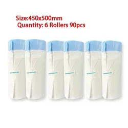 Tonepie Thick Drawstring Cat Litter Box Bags - Premium Pet Supplies (6 Rollers 90pcs)