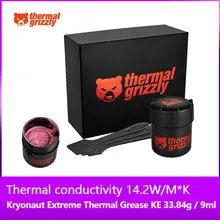 Thermische Grizzly Kryonaut Extreme 14,2 W/MK CPU/GPU Wärme Leitfähige Fett 2g/5,5g/11,1g/37g/33,84g Verbindung Kühlung Paste