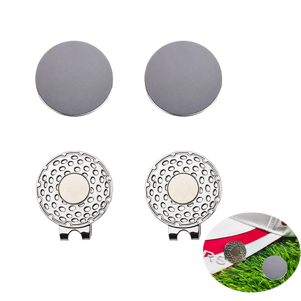 볼 마커와 2 Pcs 골프 HatClip MagneticGolf 모자 클립 및 골프 공 마커 남자 여자 골퍼 액세서리