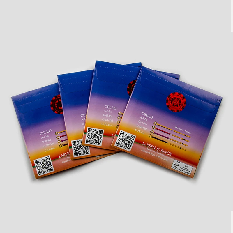 Cello Strings Set Solid Steel Core For 4/4 to 1/4 Size