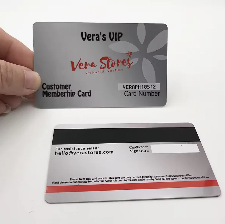 

50/100pcs Customized printing of PVC plastic business card membership card