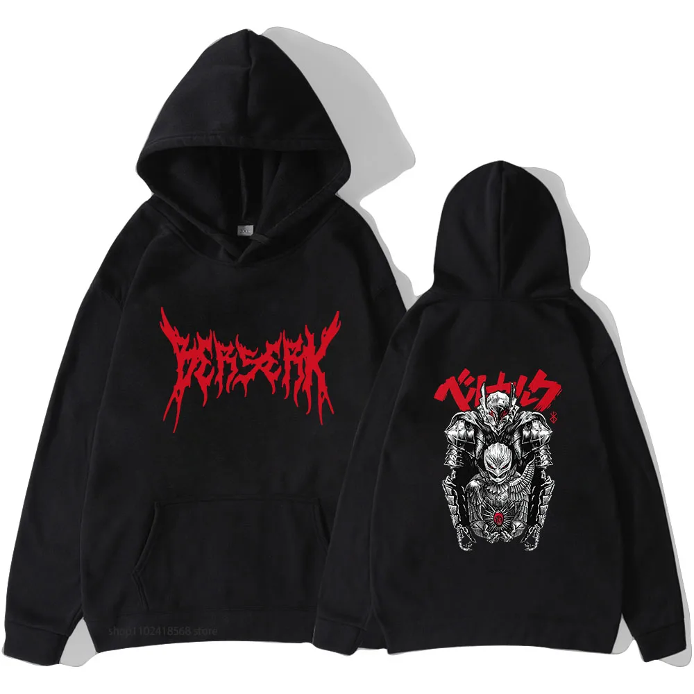 

Berserk Guts Griffith Hoodies Japanese Anime Sweatshirt Gothic Manga Pullovers Fashion Long Sleeve Mens Cool Harajuku Y2k Hoodie