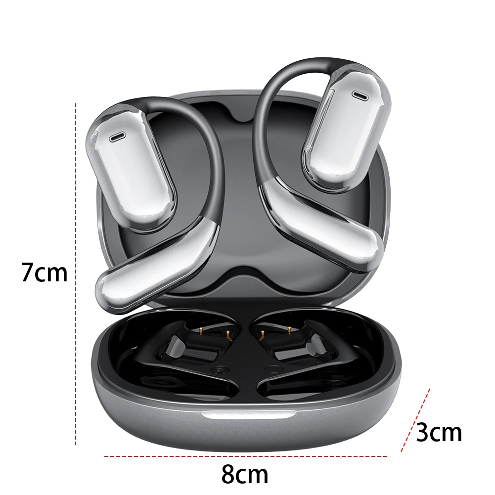 AI Earphone Translator Bluetooth Earphones Bluetooth 5.4 Real Time Two-Way Voice AI Wireless Headphones Office Travel Business