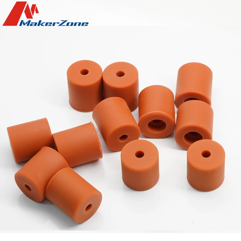High Temperature Silicone Solid Spacer 16mm 18mm Hot Heat Bed Leveling Column For CR-10 CR10S Ender-3 3D Printer Parts