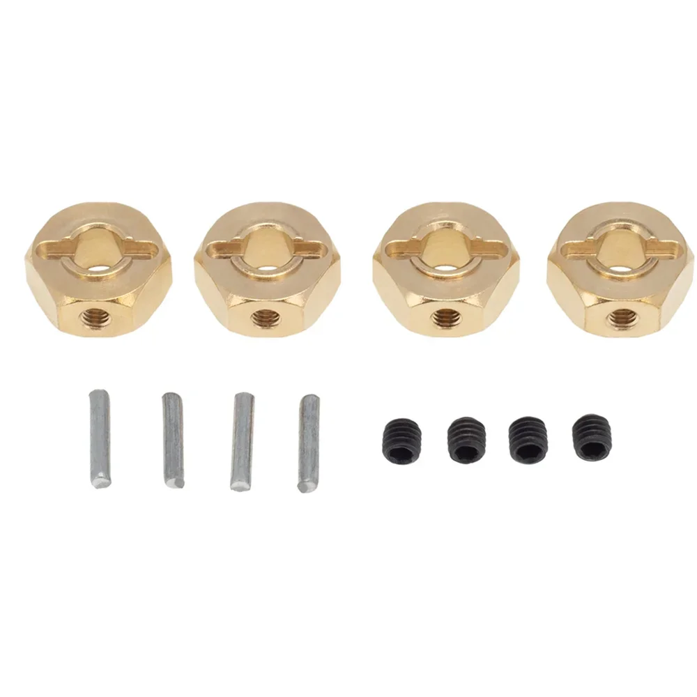 4 Pezzi RC Cars Upgrade Adattatore Per Mozzo Ruota In Lega