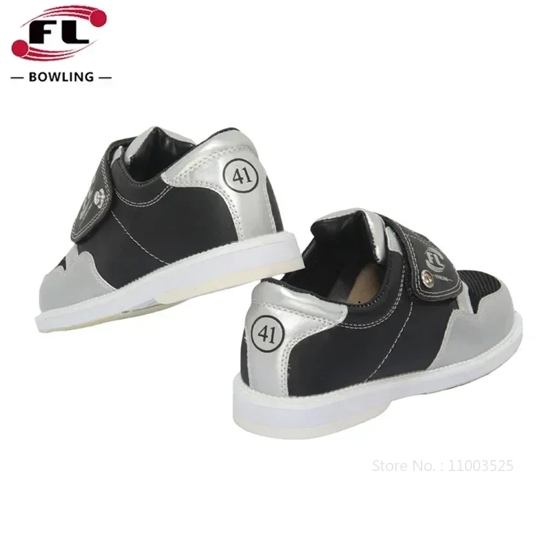 Large Size 34-48 Bowling Shoes for Men Women Professional Sneakers Couple Models Breathable Leather Bowling Shoes Fitness