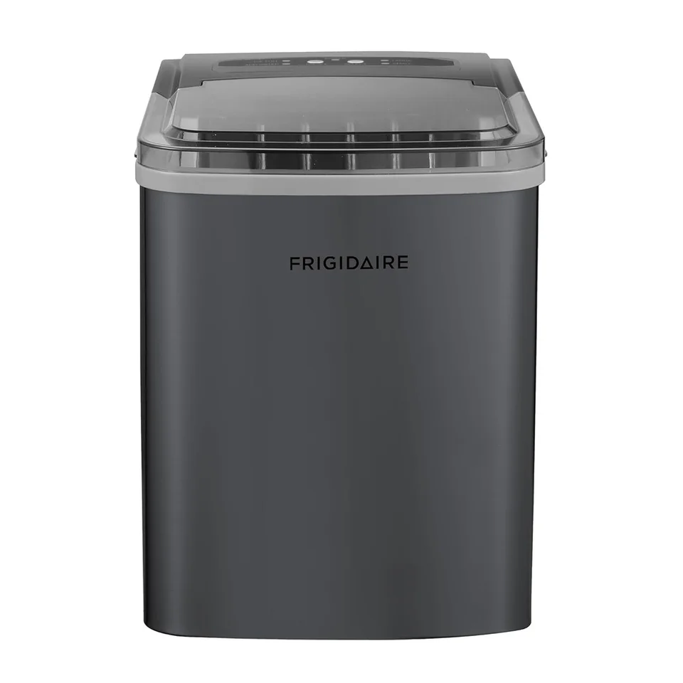 Compact Stainless Steel Ice Maker with 26lbs Capacity