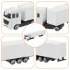 Boys Truck Model Plaything Alloy Truck Model Realistic Container Truck Model Miniature Truck Toy 4