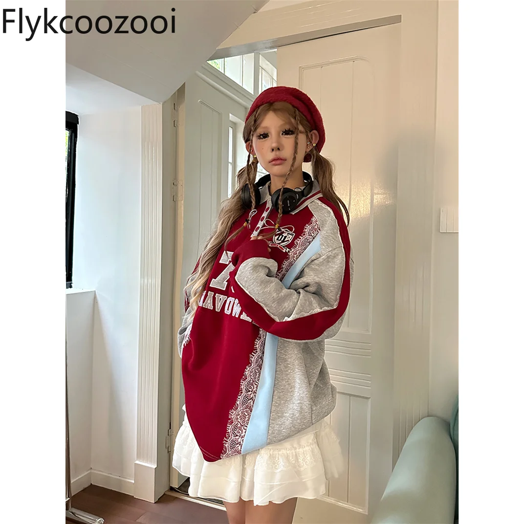 قميص بولو بورجوندي دانتيل فاخر