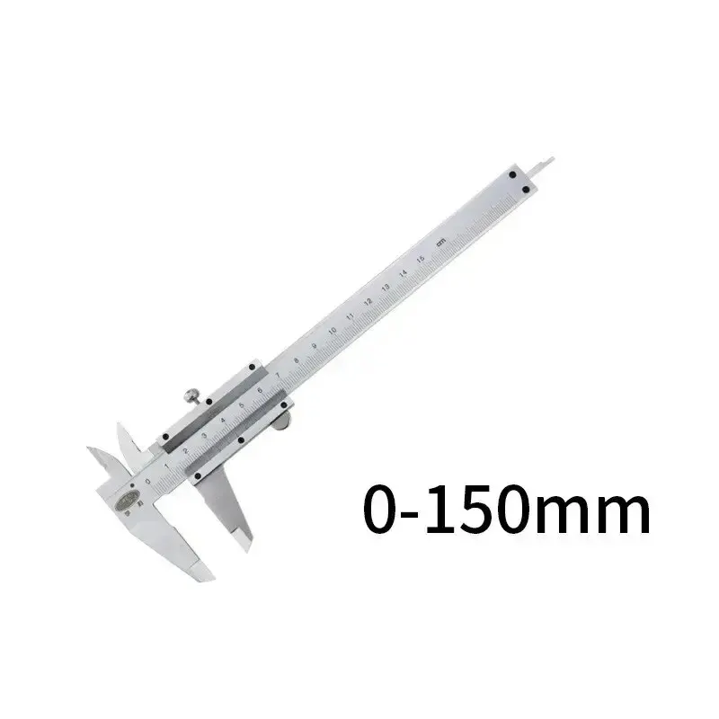 Stainless Steel Vernier Caliper 0-150mm Locking Screw Vernier Caliper Stainless Steel BeBosLook vernier caliper