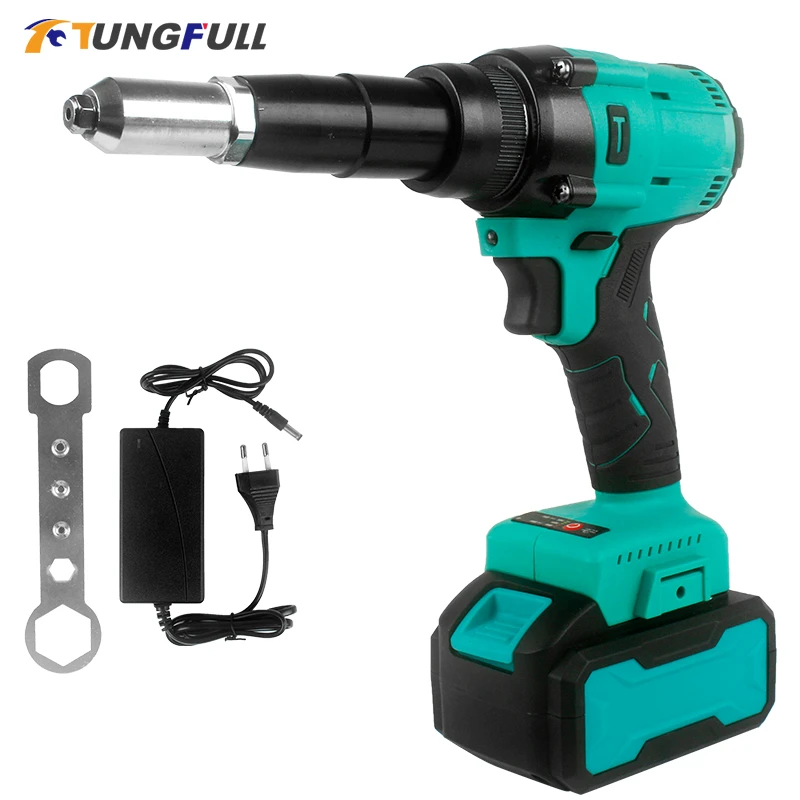 Brushless Electric Rivet Gun Cordless Rivet Nut Gun Drill Insert