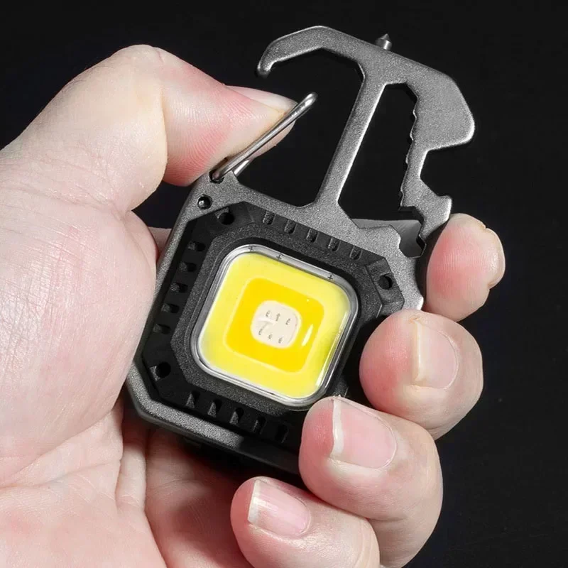 Handheld flashlight mini led light pocket flashlight mini led night light Mini LED Flashlight Portable Work Light Pocket Keychains Flashlight USB Rechargeable For Outdoor Camping Small Lights