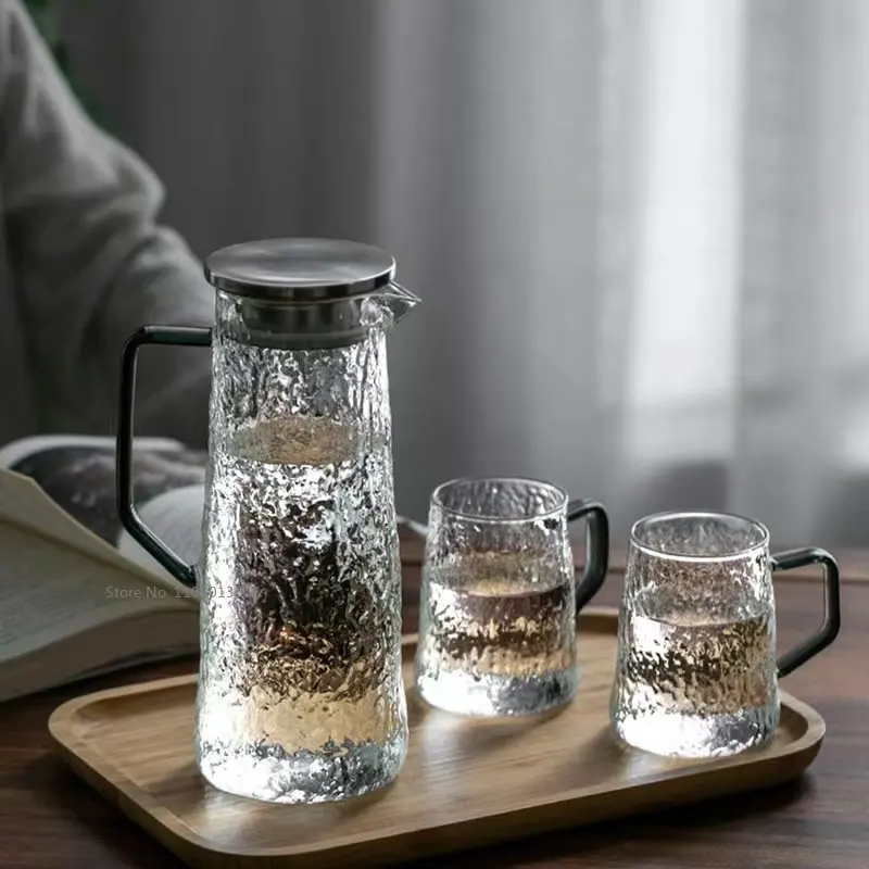 Water Pitcher Japanese Handle Heat Resistant Cold Hot Kettle Large-capacity Tea Pot Juice Jug