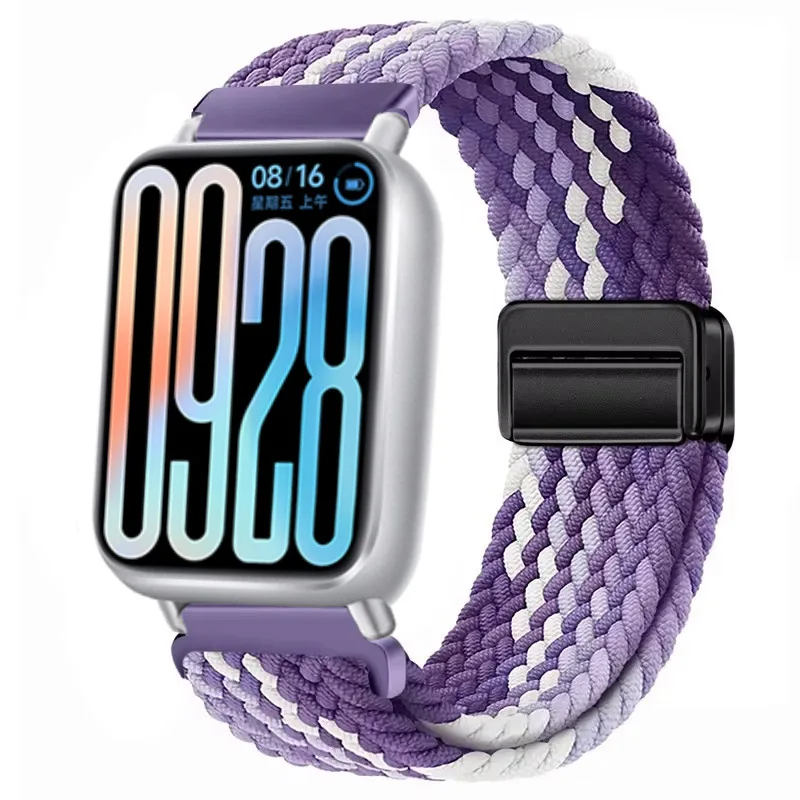 Breathable Nylon Strap with Braided Magnetic Buckle - Adjustable Wristband