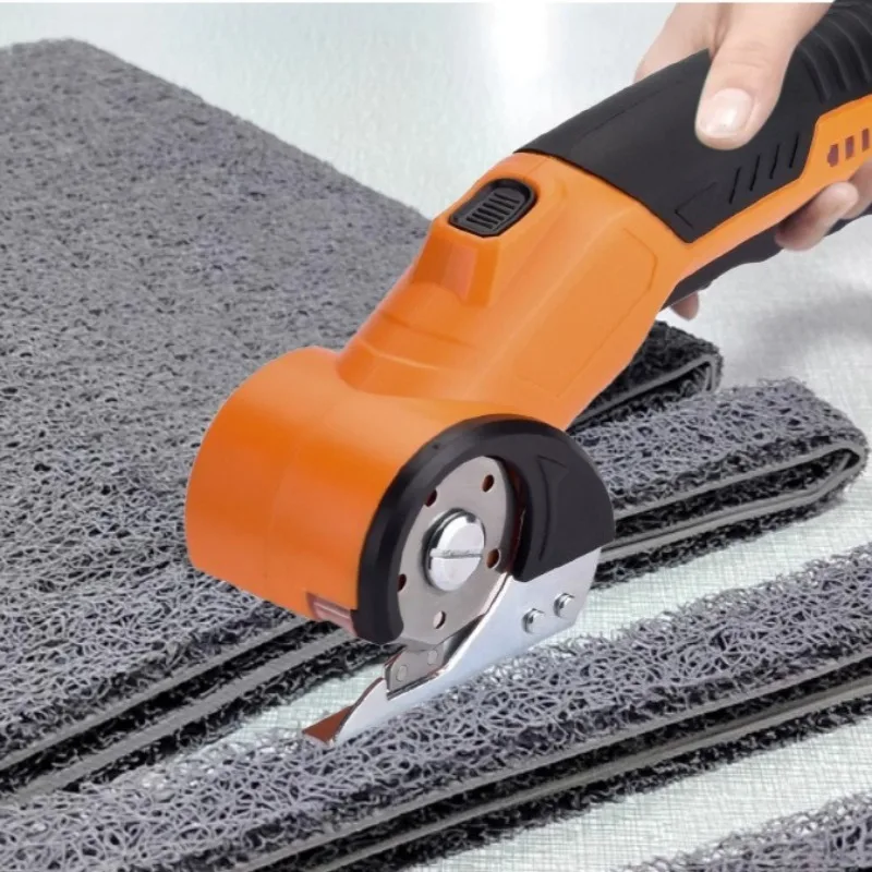충전식 원형 칼 원단 커터 휴대용 전기 천 절단기 스케일 공예 직물 천 절단 재단 도구
