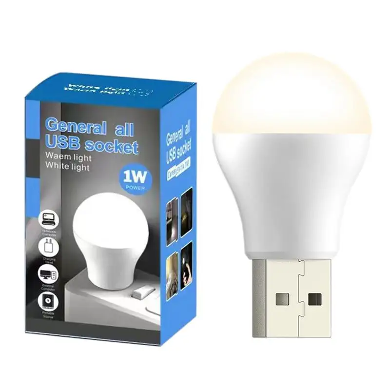 

Mini Plug In Night Light Compact USB Lights By Night Soft Light For Accompany Sleeping Wake-up In The Night Night Breastfeeding