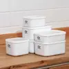 700/900/1000/1400ml Plastic Lunch Box Microwave Oven Safe Bento Food Container Stackable Picnic Fruit Food Storage Kitchen Tools 1