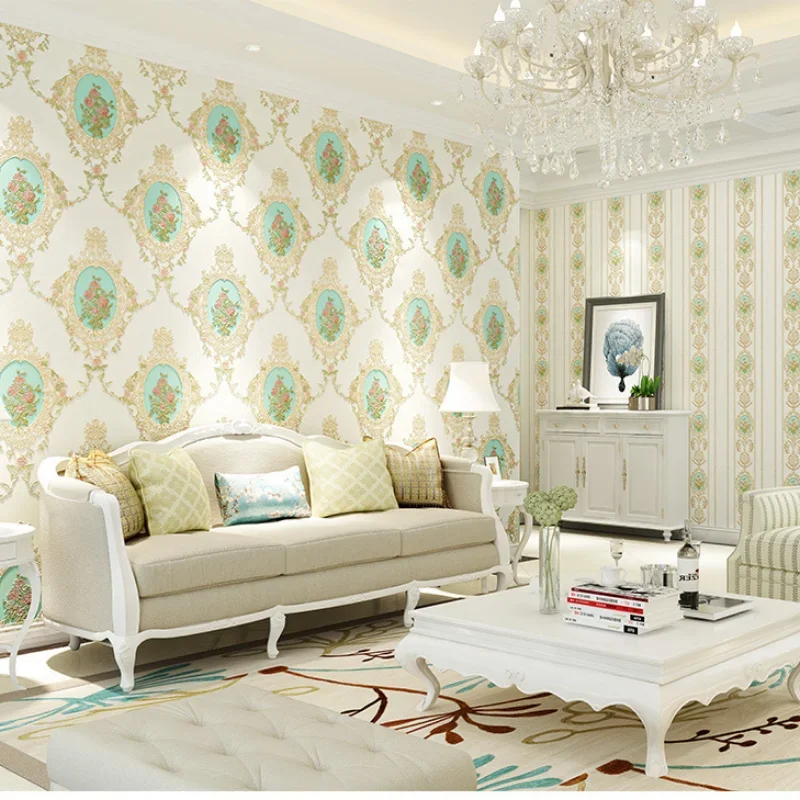 papel de parede floral branco moda moderna 05