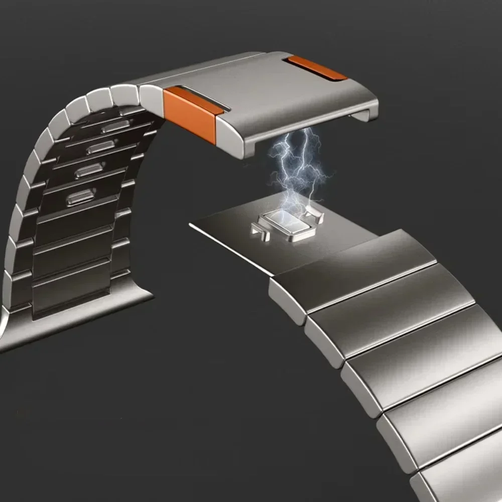 Premium Metal Magnetic Buckle Quick-Release Watch Strap