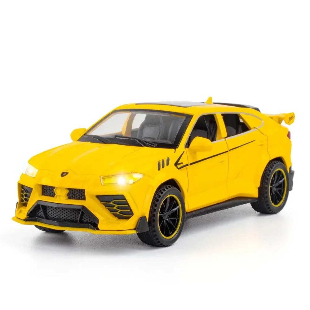 1:32 Lamborghini URUS sports car Simulation Diecast Metal Alloy Model car Sound Light Pull Back Collection Kids Toy Gifts 3