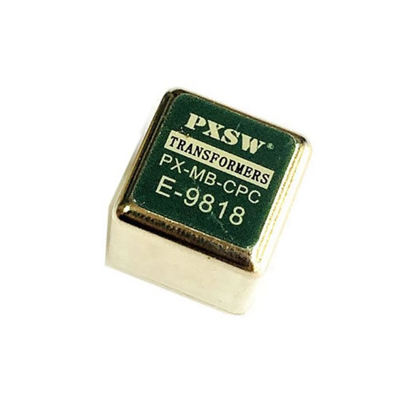 

PXSW 1 шт. Permalloy передний односторонний для сбалансированного аудио сигнала RCA изоляционный трансформатор E9818 серебристо-серый Permalloy