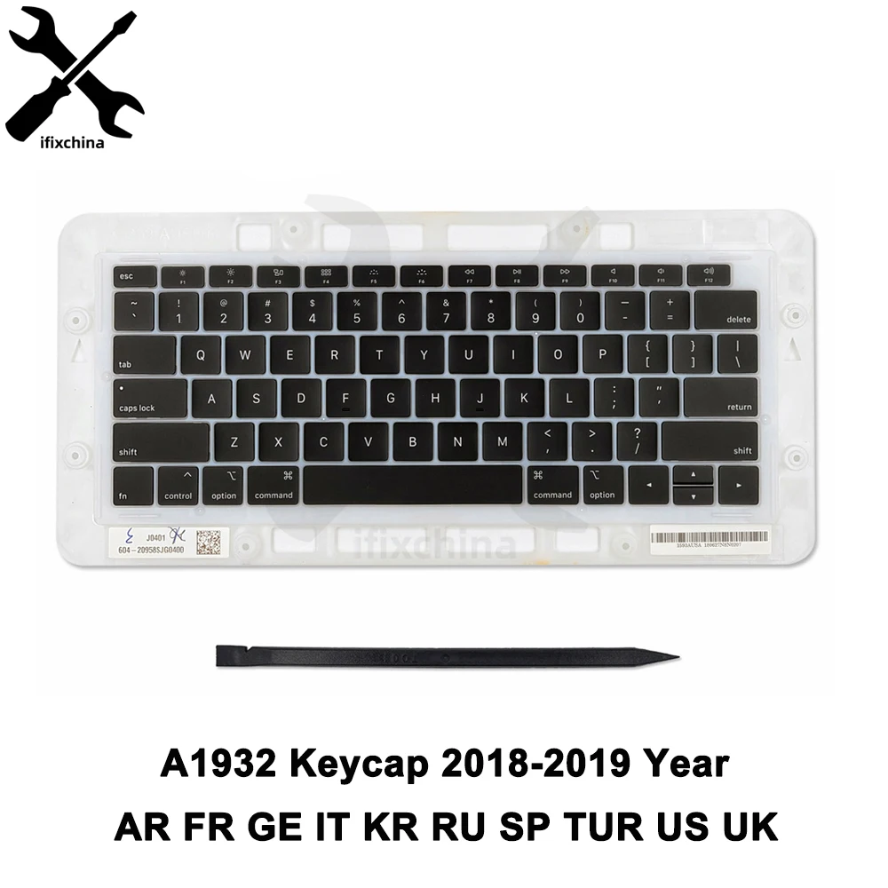 Nuovissimi Tasti Della Tastiera A1932 Per Macbook Pro Retina 13 "Tasti Della Tastiera Originali Sostituzione Del Cappuccio Del Tasto 2018 2019 Anno