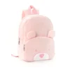 Personalized Embroidery Cute Bear Backpack Corduroy Student Backpack Large Capacity Casual Backpack Cartoon 1