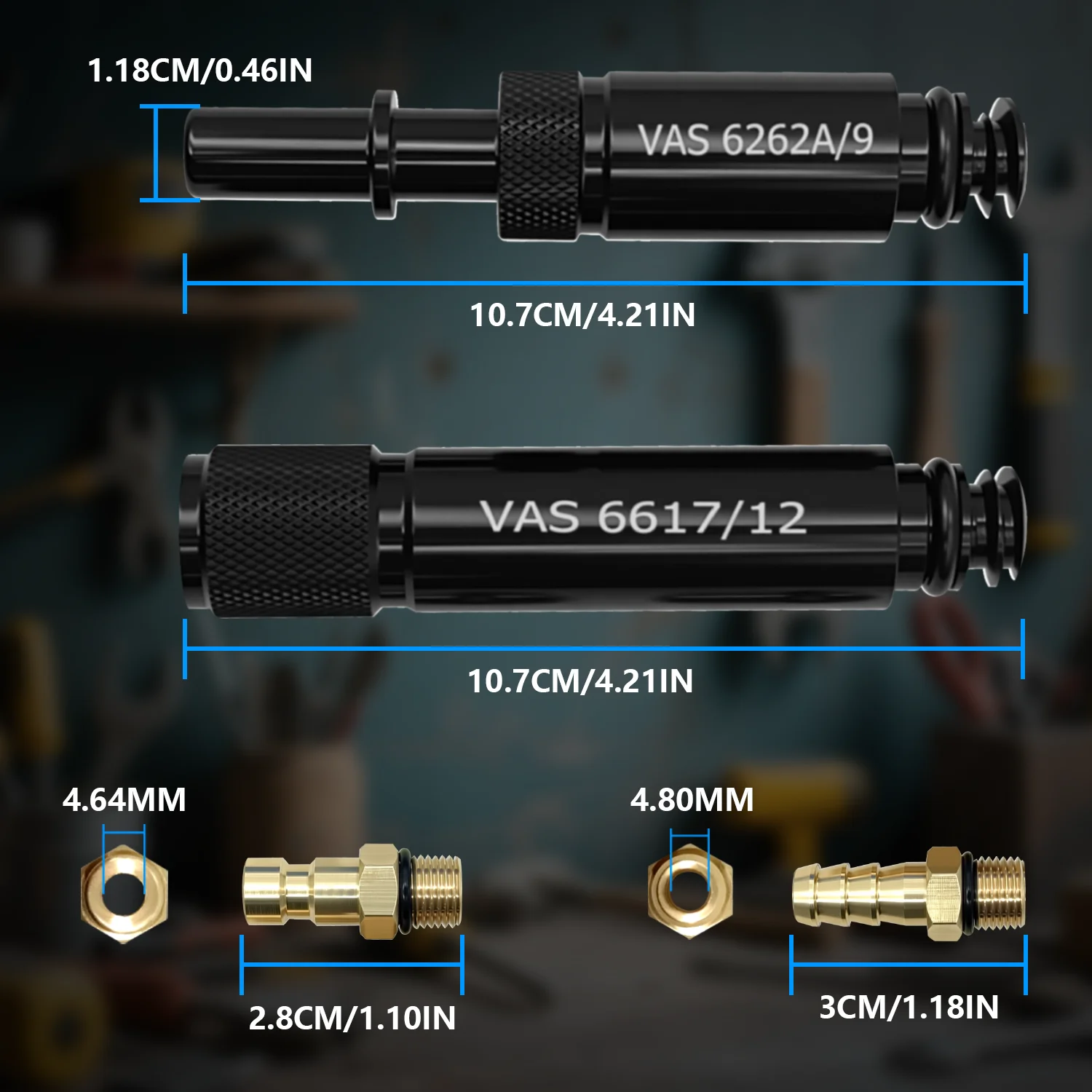 VAS6617/12 VAS6262A/9 suitable for Volkswagen Audi 0CK 0B5 MTF car transmission refueling connector fuel adapter 6