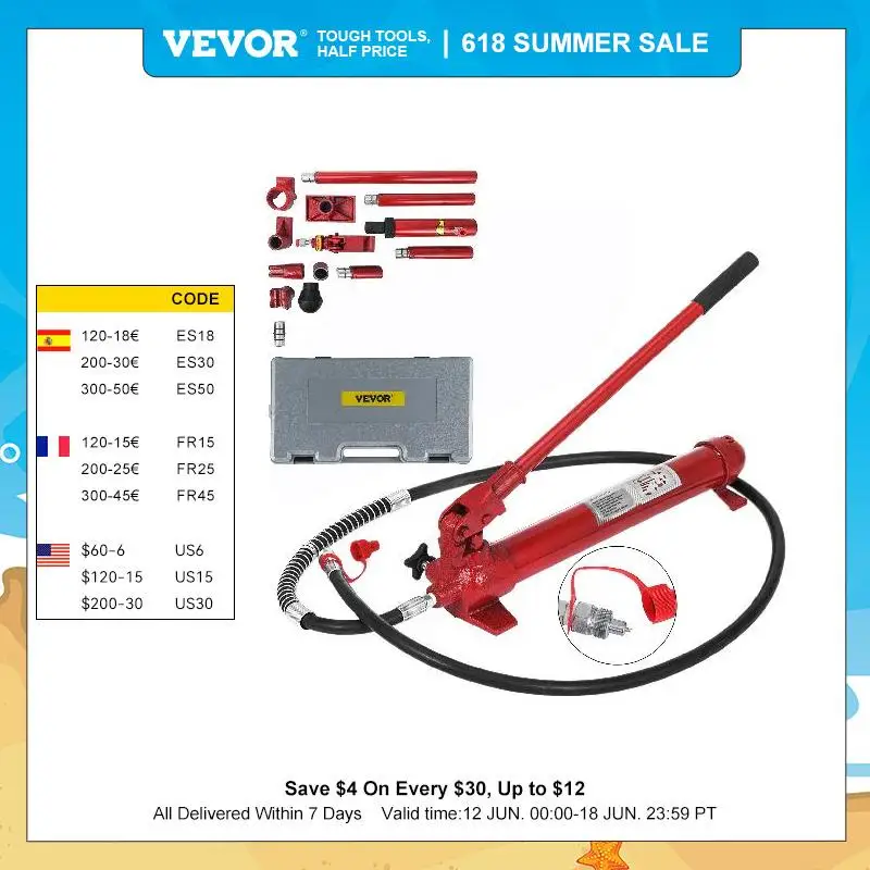 Hydraulic Jack Repair Kit 10 Ton Hydraulic Cylinder 10 Tons 10