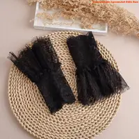 E06E – robe mariée à fausses manches, manchettes décorées à mode, pull, manches décoratives 5