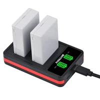 LCD USB Dual LP-E8 LP E8 LPE8 Battery Charger with Type c for Canon EOS 600D 650D 550D 700D T4i T5i Rebel T2i - Image 2