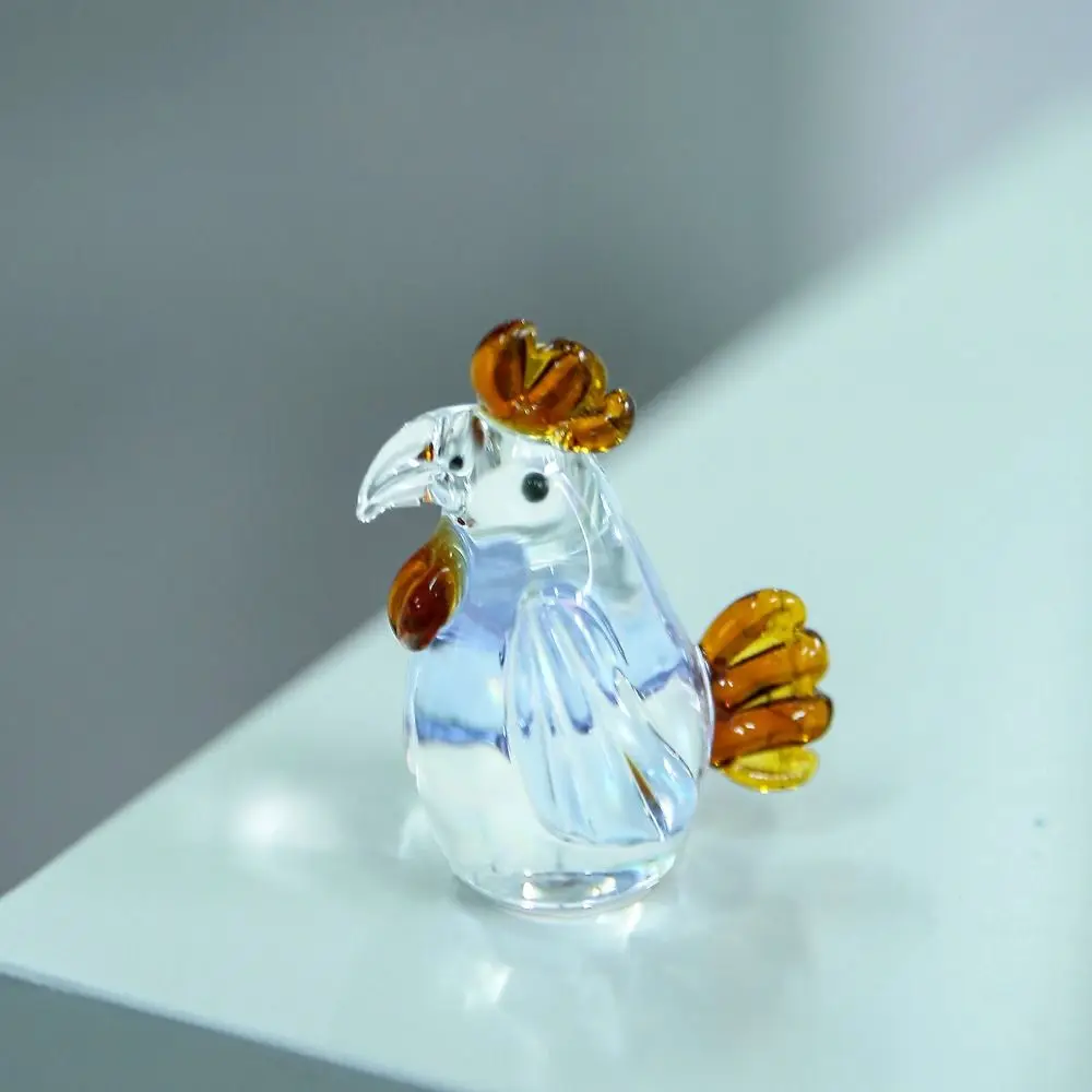 

Cock Crystal Cock Ornaments Green/Blue/Pink/Purple/Gold/Black Crystal Crystal Decorative Ornaments Crystal Home Decoration
