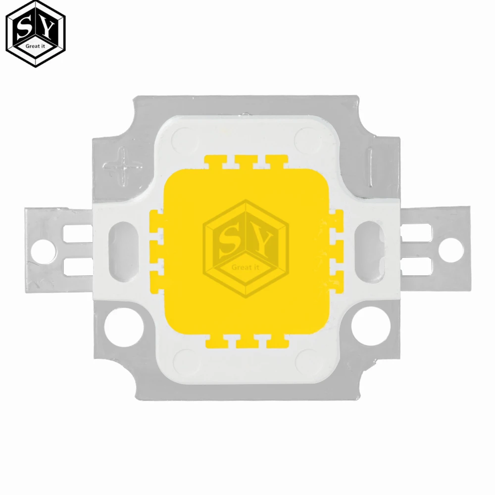Dual White LED Light Chip for DIY Floodlight Spotlight Bulbs - COB Integrated, Multiple Wattage Options