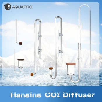 Acquario Diffusore di CO2 Contatore di bolle Mini acquario Spruzzatore Lattine Accessori per anidride carbonica Forniture per acquario Filtro Akvarium