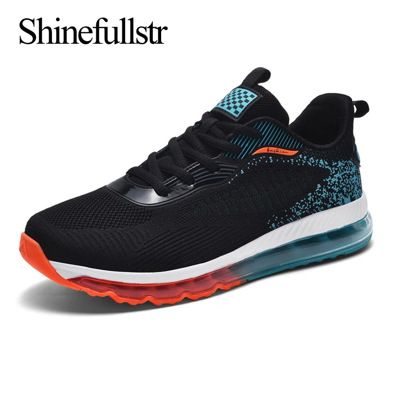 

Mens Sneakers Running Shoes Men Sports Air Cushion Breathable Jogging Trainers White Black Chaussures Casual 2022