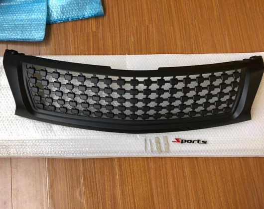 

For Mitsubishi Triton L200 2015 2016 2017 2018 Front Bumper Radiator Grille ABS Front Bumper Racing Grille Center Grille Visor